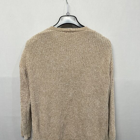 Talbots Women Open Front Sweater Top Size Large Polyester Beige B355 -5 - Picture 13 of 16